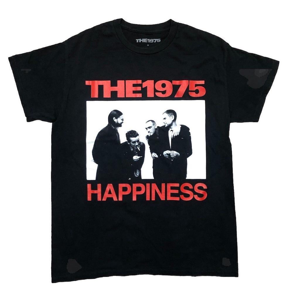 The 1975 T Shirt M Black Happiness Merch NEW