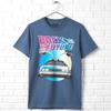 Back To The Future Blue Moon Delorean Men's T Shirt Vintage Retro DMC 80's Movie