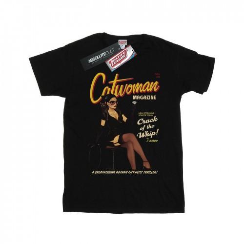 DC Comics Womens/Ladies Catwoman Bombshell Cover Cotton Boyfriend T-Shirt