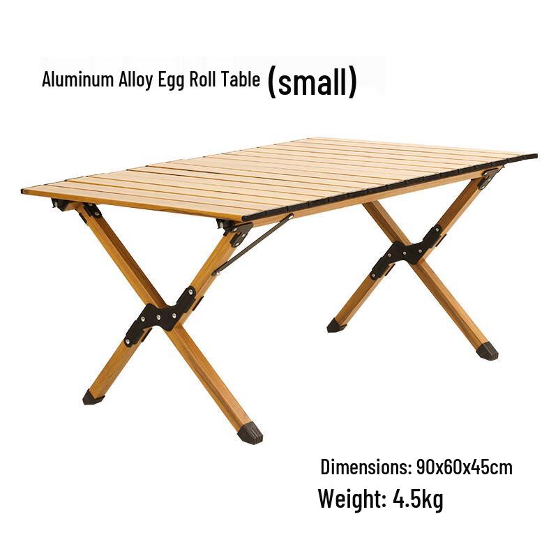 Yu Zhan Outdoor Folding Aluminum Roll-up Picnic Table