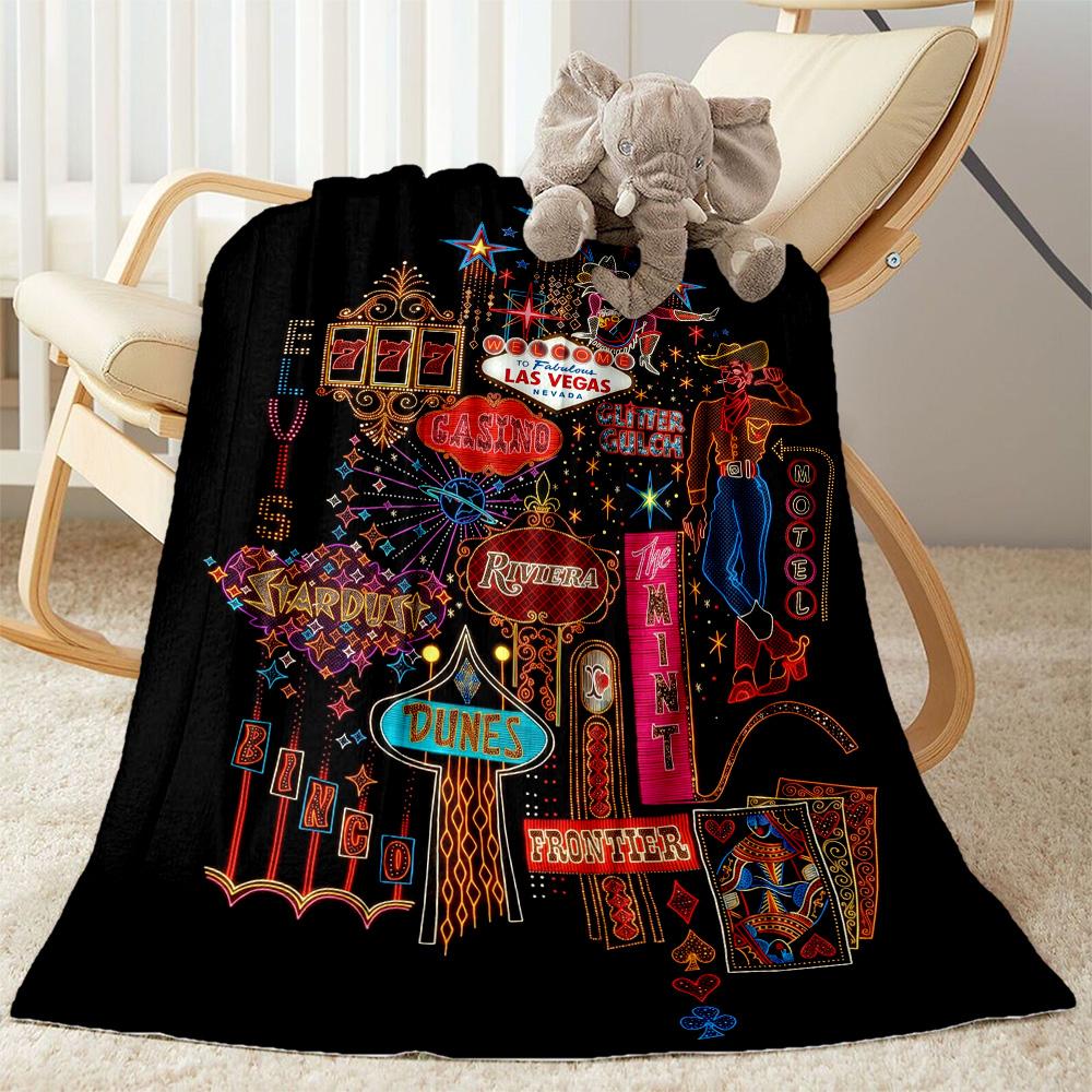 Elvis Presley: Rock Roll Blanket Comfortable Suitable for Livingroom Chair Seaside All-Season Use Modern Style Gift for Travel Home Birthdays
