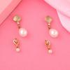 Valentine's Day Gold Plated Stud Earrings For Wife And Girls