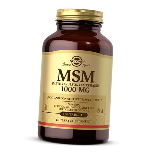 MSM, Methylsulfonylmethane, MSM 1000, Solgar 120 Tab (03313007)