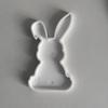 Силиконовая форма для подноса в виде кролика, сделай сам, форма для бетонного цементного блюда для хранения пасхального кролика, форма для тарелки для демонстрации ювелирных изделий, формы для литья из гипса и смолы