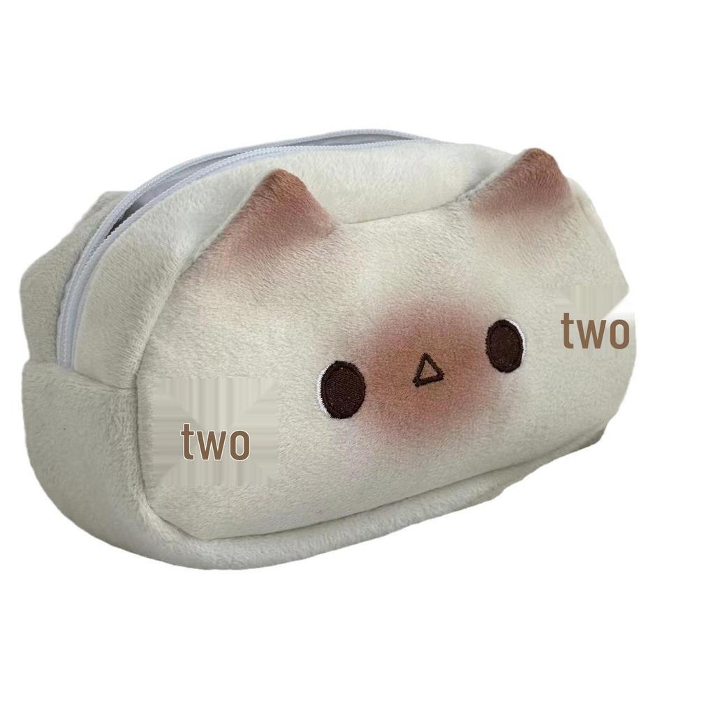 Пушистый пенал для котят: Милый органайзер для канцелярии для студентов