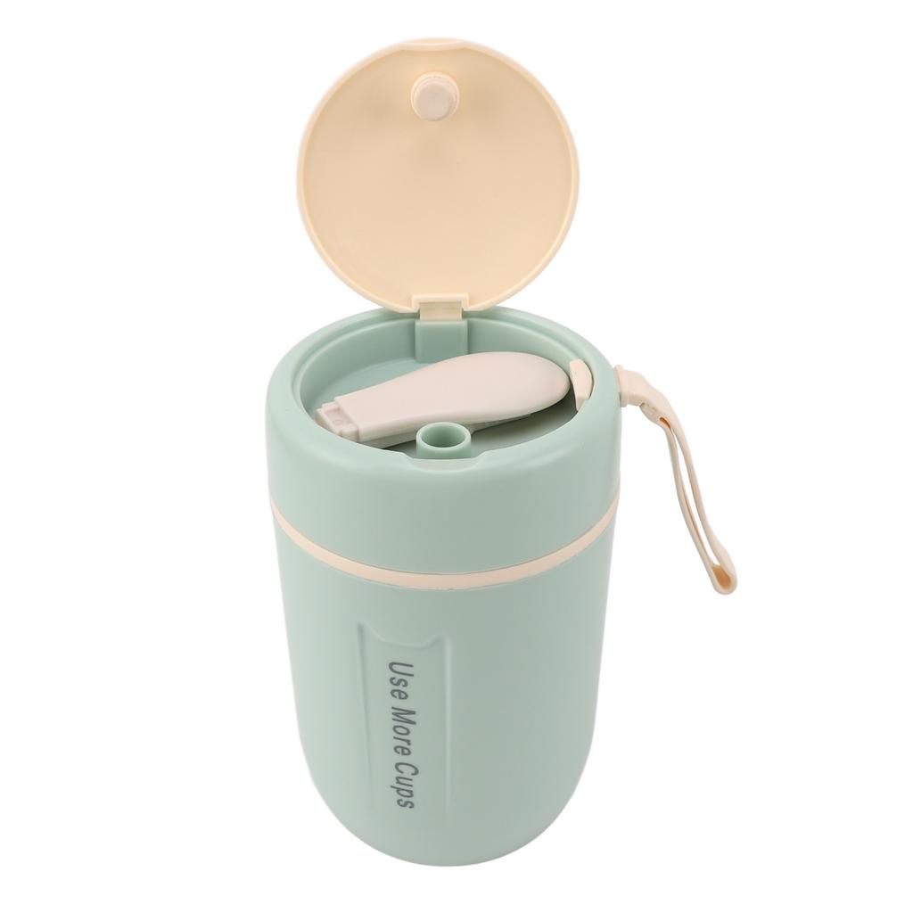 Изолированная банка для еды объемом 600 мл с защитной крышкой и ложкой из нержавеющей стали 304, герметичная, термосуп