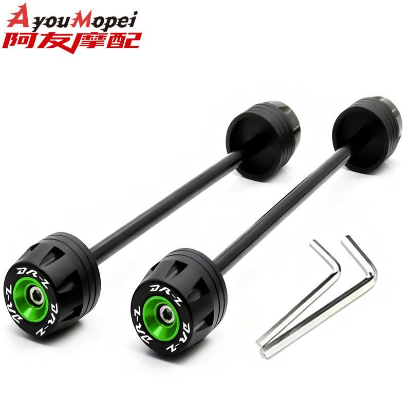 Aluminum Crash Pad Protector Balls Suzuki DRZ400SM DRZ400S DRZ400SE Front Rear Wheel Guard Accessories