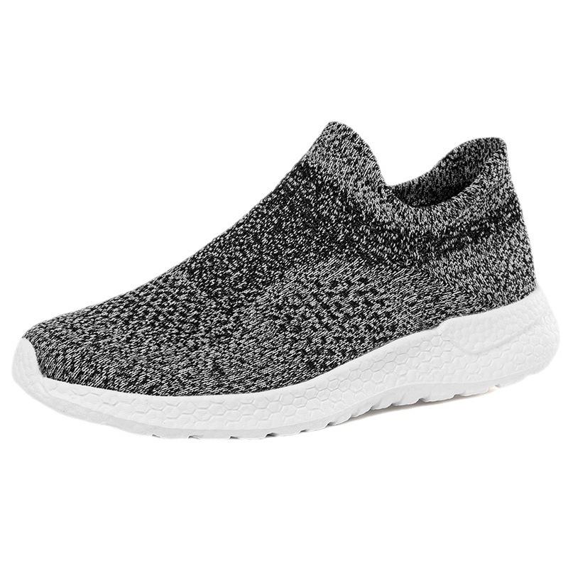 Иностранные торговые носки с плетеными мушками, пара летних сетчатых туфель, ленивые повседневные кроссовки для бега с одной педалью, модные туфли для папы