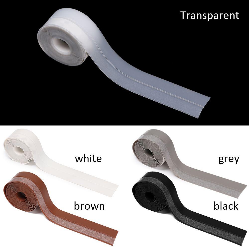 1м/3м/5м Домашний Декор Лента для Дверей и Окон Ванная Комната Защита от Плесени Уплотнительная Лента Силиконовая Резина Наклейка на Стену