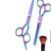 Набор парикмахерских ножниц, расчесок и щеток из 11 предметов из нержавеющей стали, цветной набор парикмахерских ножниц для парикмахерской