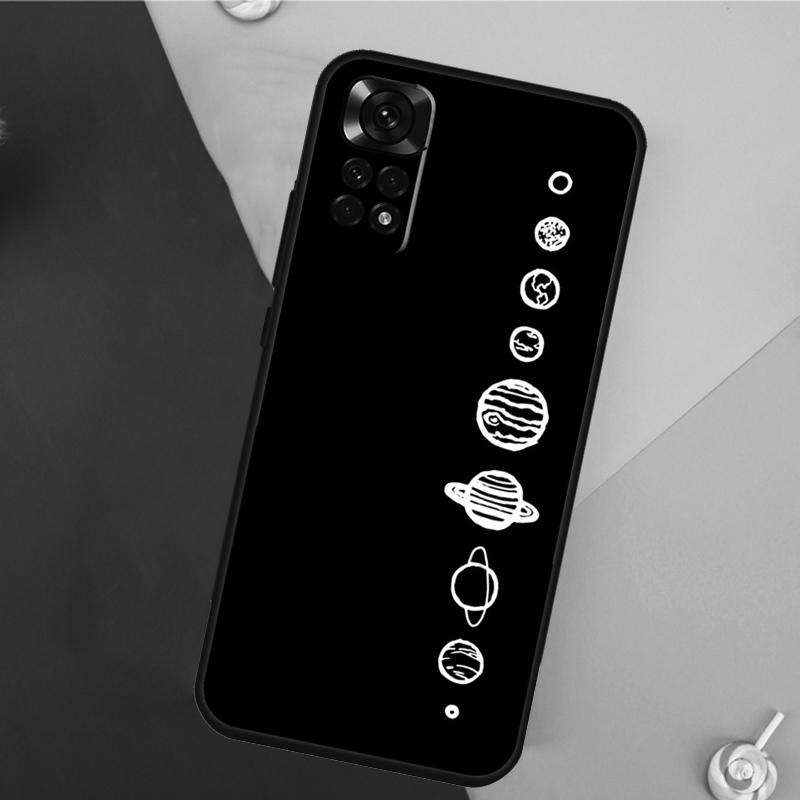 Чехол с изображением планет Солнечной системы для Xiaomi Redmi Note 14 13 Pro 12 11 9 10 9S 10S 11S 12S Redmi 14C 10C 12C 13C