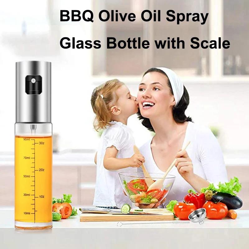 BUYYES 100 мл Распылитель для масла Кухонный BBQ Диспенсер для оливкового масла Туризм Выпечка Пустой Контейнер-распылитель для уксуса и соусов Кухонный инструмент