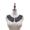 Yousheng 1 Pair Embroidered Collar Women Lace Neckline Hollow Lace Fabric Trim Applique for DIY Sewing Halloween Cosplay