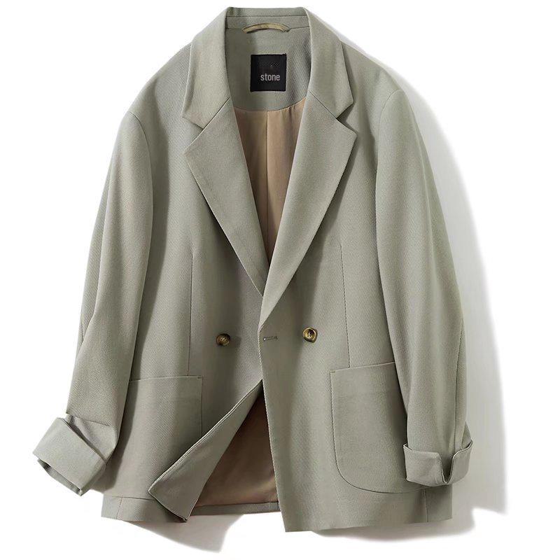 Мужской свободный пиджак в японском стиле в корейском стиле — стильный, красивый и зрелый весенний модный