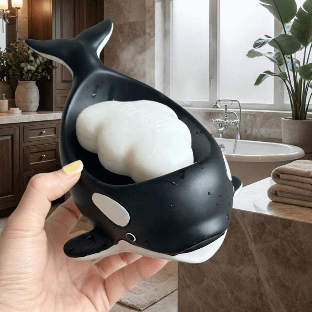 Resin Soap Storage Rack Waterproof Soap Tray Animal Design Soap Stand Bathroom