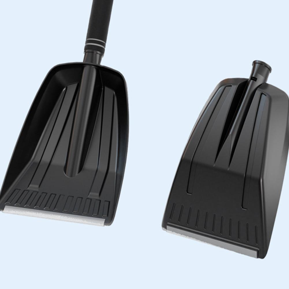 Снежная лопата большой вместимости портативная снежная лопата алюминиевый сплав скребок для льда аварийная снежная лопата для сада автомобиля грузовика внедорожника