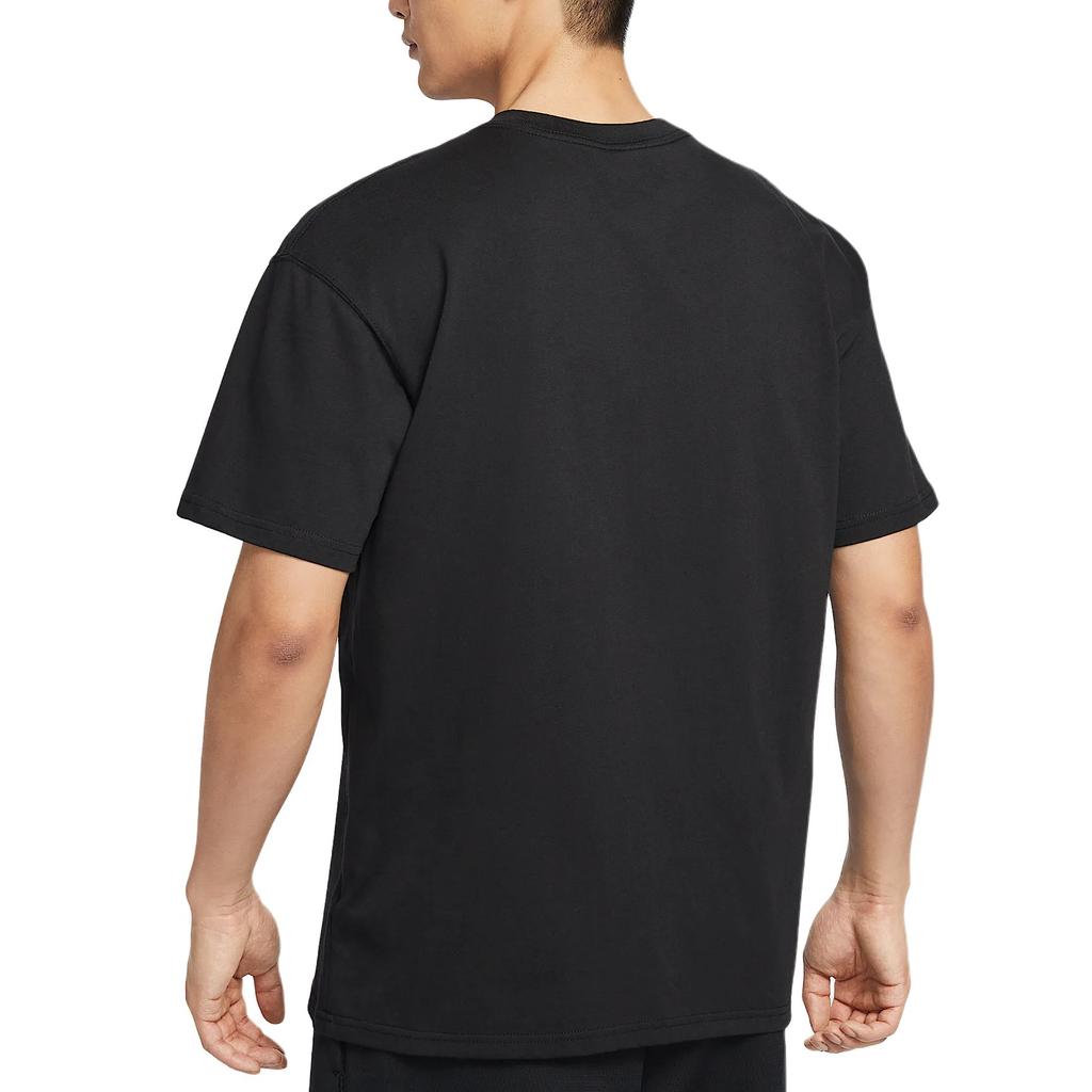 Nike Max90 SS25 Кобе Свободная Простая Удобная Футболка с Коротким Рукавом Мужские Топы Черный HJ3423010