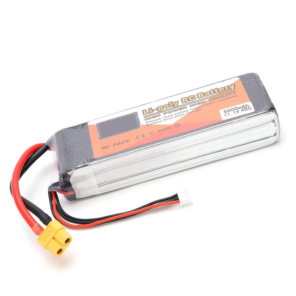 11.1V 5000mAh 40C Lipo Battery XT60 Plug 3S аккумуляторная батарея для гоночного дрона с дистанционным управлением