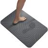 Simple Bathroom Diatom Mud Floor Mat Solid Color Anti Slip Mat Bathroom Absorbent Pad Household Carpet Entrance Foot Mat
