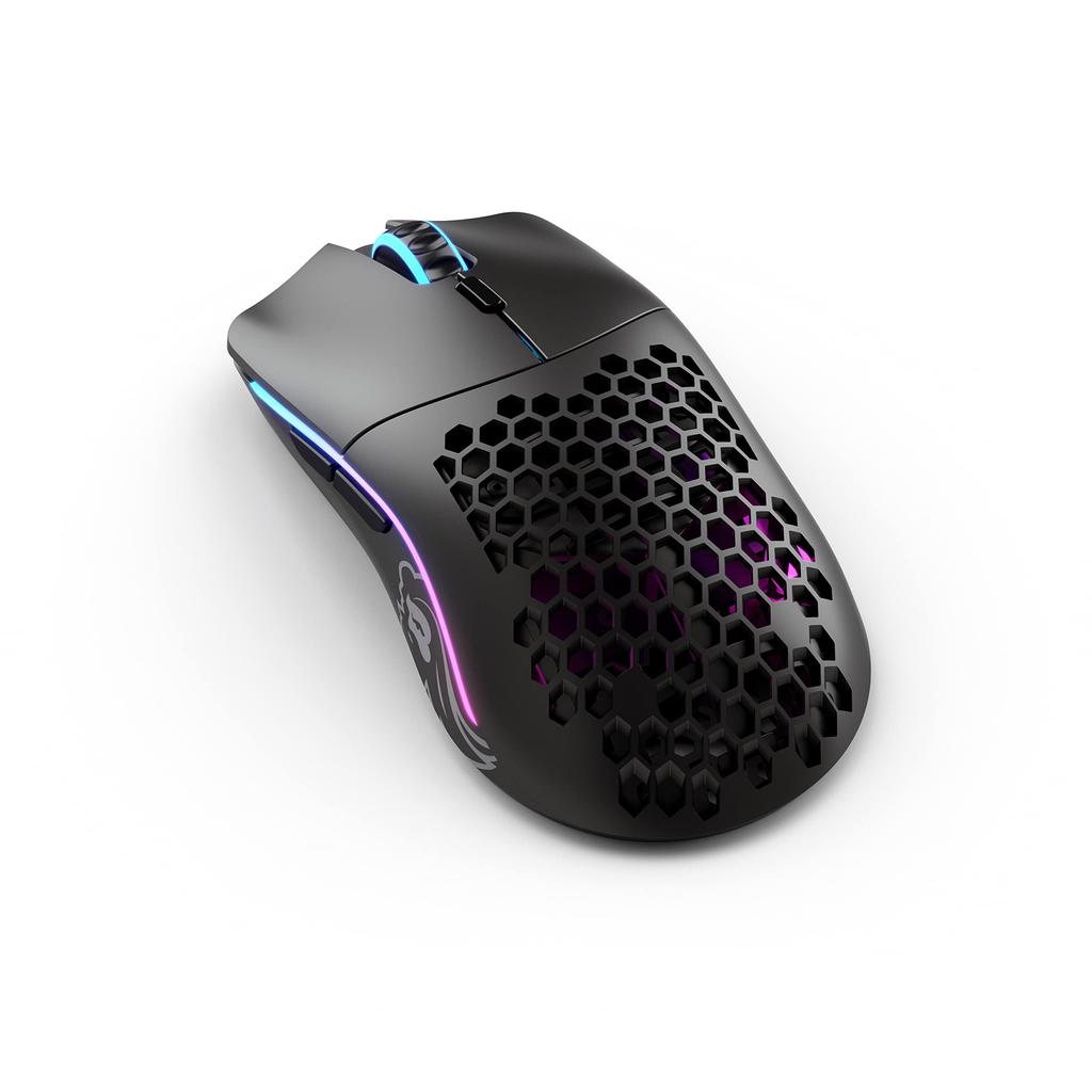 Glorious Wireless Gaming Mouse Model O- Wireless Matte Black Ultra Lightweight 65g Max 19000DPI BAMF Sensor Equipped with Left and Right Symmetrical
