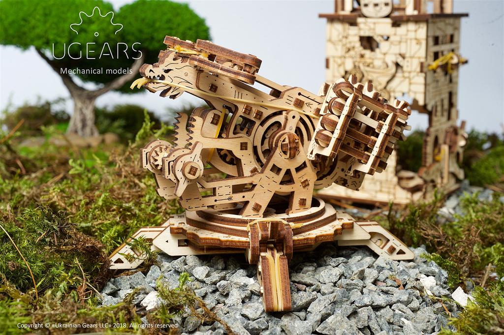 Ugears Арчбаллиста и осадная башня 70048 Деревянная игрушка 3D головоломка Арчбаллиста-башня
