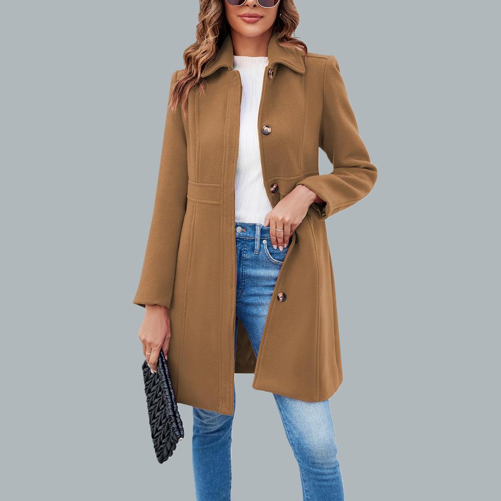 Модные тренчи для женщин, длинные тренчи, тонкие классические однотонные пальто