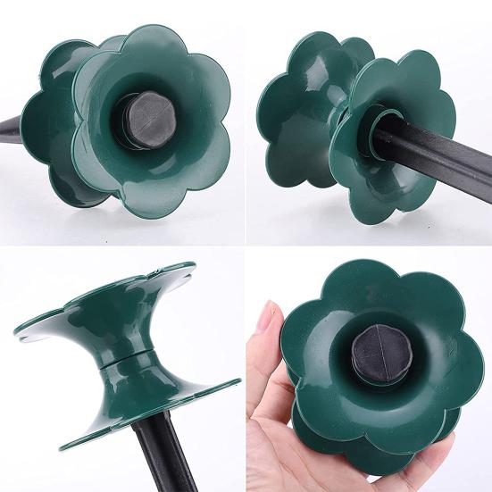 Направляющий штырь для шланга, направляющий колышек для газонного шланга с барабаном для водопроводной трубы Spin Top для полива патио в саду, предотвращающий попадание шланга в цветочные клумбы