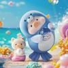 Новая Оригинальная Фигурка Lulu The Piggy Серия 'Океан' в Слепом Кубе Модная Кукла Коллекционная Фигурка Аксессуары Игрушка Детский Подарок на День Рождения