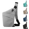 Anti Theft Travel Bag Slim Sling Bag Large Capacity Zipper Closure Adjustable Crossbody Travel Bag for Women Men