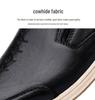 Men's Handmade Slip-on Leather Shoes: Comfortable, Non-slip, Breathable, Soft Sole, Casual Large Size.