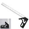 Combination Angle Square Protractor Level Tool Stainless Steel Plastic