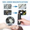 1000X 8 LED Analyzer Wireless Portable Zoom Microscope HD Magnifier Digital Video Camera Skin Detector