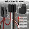 For Car Cooling Fan Thermostat Kit Electric Fan Relay Kit With 185° On 175° Off Temperature Switch