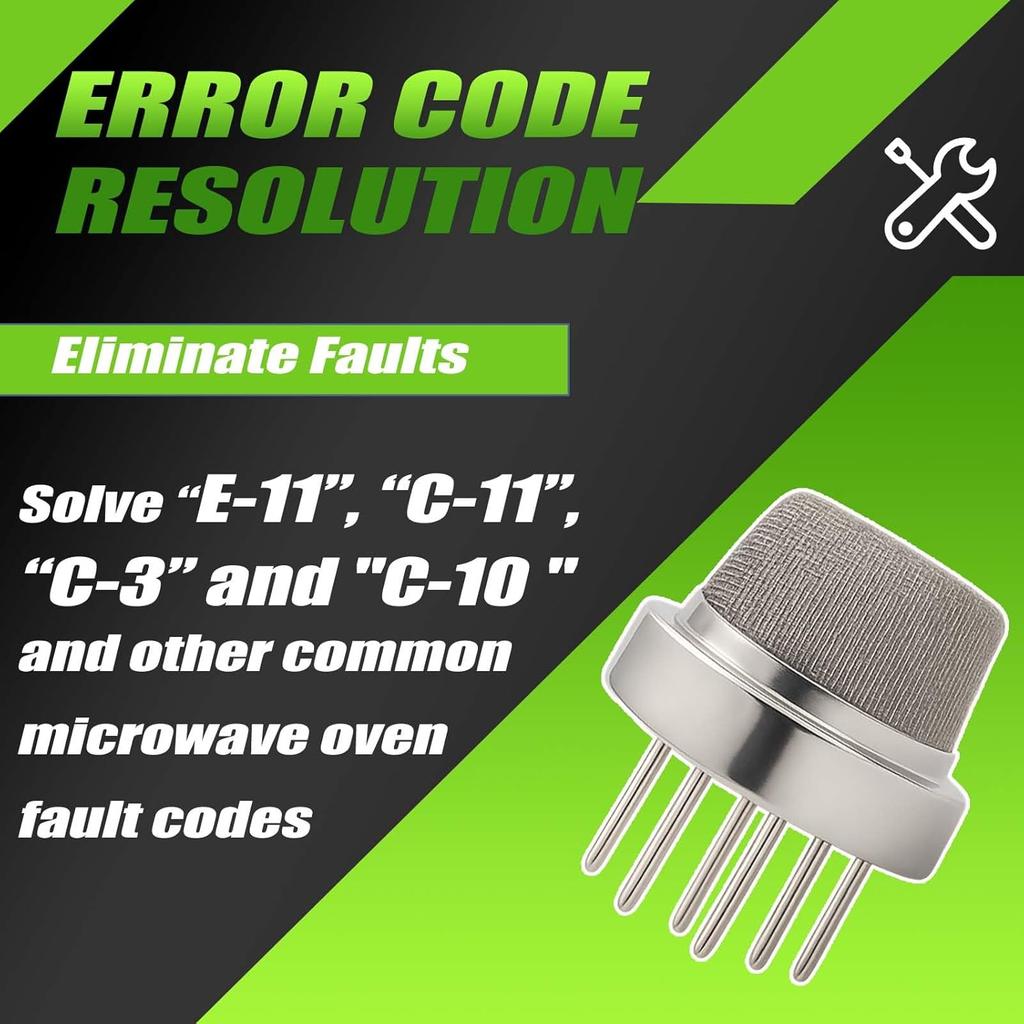 DE32-60013A Microwave Humidity Gas Sensor Fits for Samsung Microwave,Fix E-11, C-11, C-3" Fault Codes,Compatible with ME21M706BAS, ME18H704SFG,