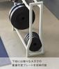 Yamazaki Jitsugyo Dumbbell Rack White W52 X D17 X Tower No Assembly Muscle Training Goods Storage Rack 1963 (Yamazaki) H54.3cm [Completed Product,