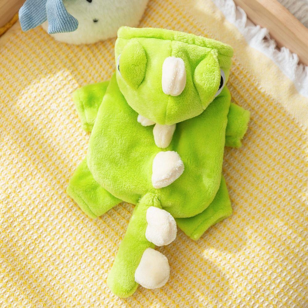 Warm Puppy Cat Clothing Cartoon Dinosaur Dog Pullover Hoodie Kawaii Winter Pet Clothes Small Dogs