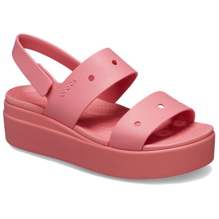 Crocs EVA Платформенные сандалии Женские сандалии Красные 210676-6XF