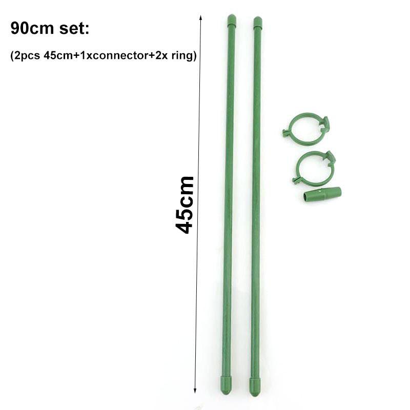 5pcs 30/60/90cm Plant Flower Potted Support Stand Tomato Climbing Holder Stake Stander Fixing Tool Garden for Orchid Bonsai A1