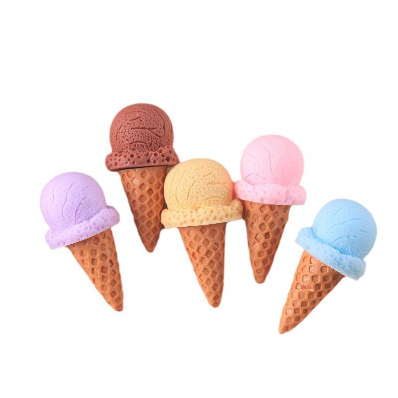 3D брелок для кукольного домика в виде рожка мороженого и подвеска для телефона из смолы ювелирные изделия аксессуары