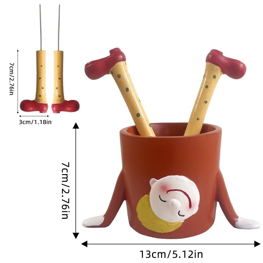 Мультяшный контейнер для суккулентов из смолы, перевернутый горшок для комнатных растений, перевернутый цветочный горшок, декор для офиса