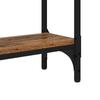 Console Table with Shelf Reclaimed Wood Look 75 x 22.5 x 75 cm Wood Based Material