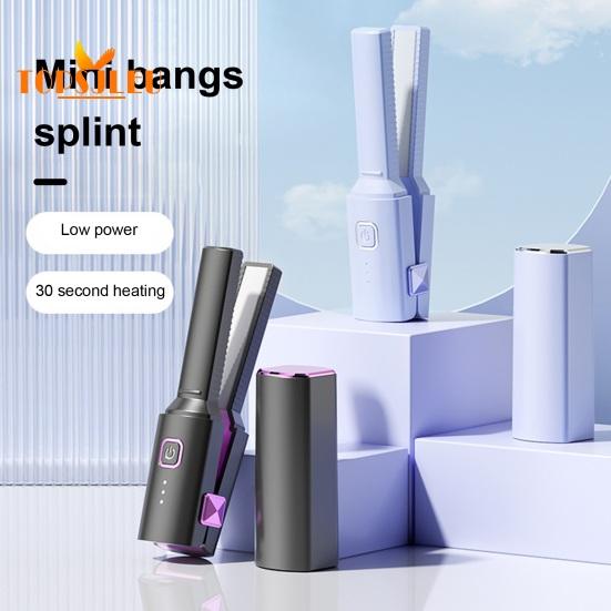 Портативный беспроводной выпрямитель для волос, быстрый нагрев 30 секунд, стайлер двойного назначения, зарядка через USB, автоматическое выключение, беспроводная защита от ожогов, стайлер для волос в путешествиях