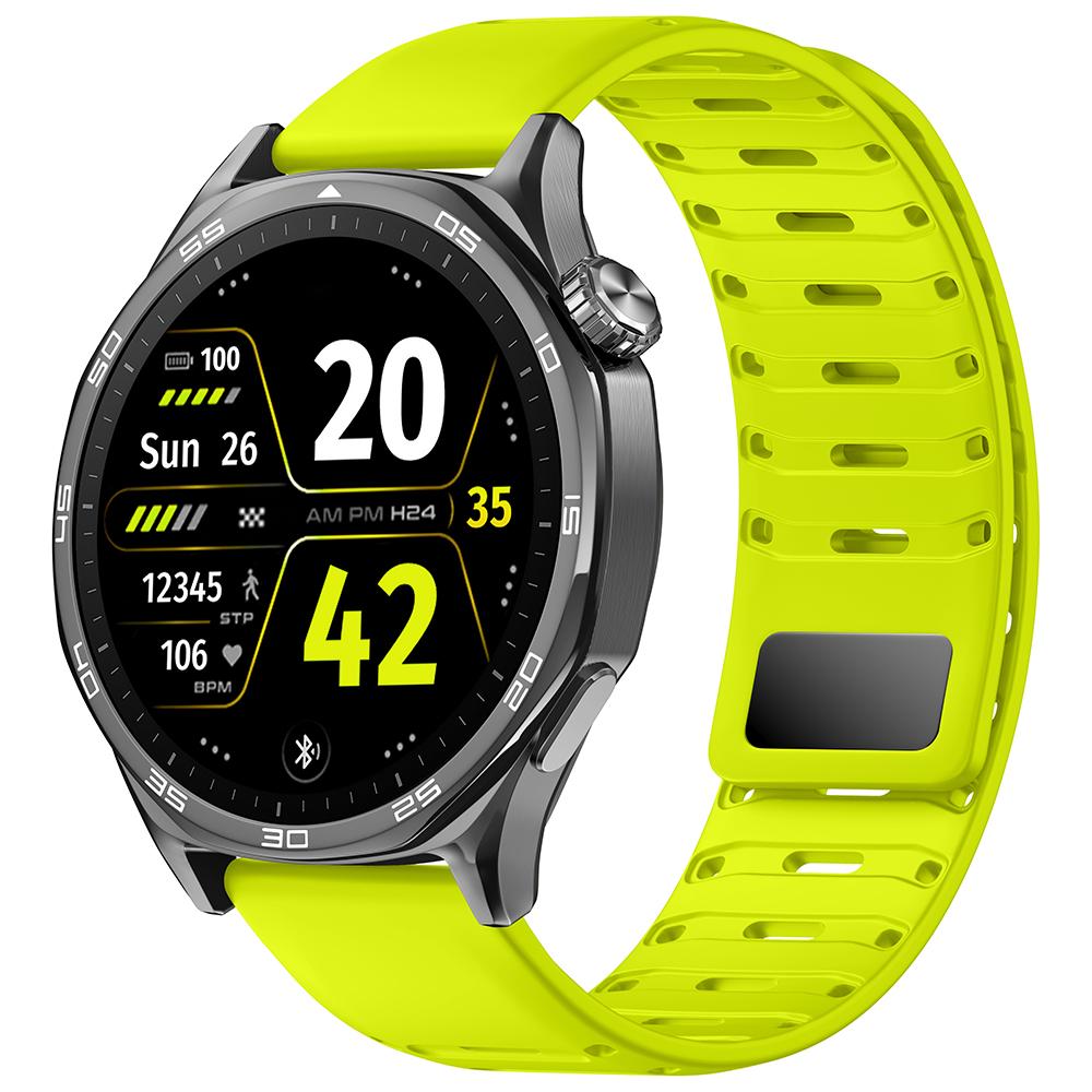 Силиконовый ремешок 22 мм для Huawei Watch 5/4/Pro/3 GT5 Pro/GT5 GT4 46 мм Спортивный магнитный ремешок для Amazfit Bip 5-6/Balance 2