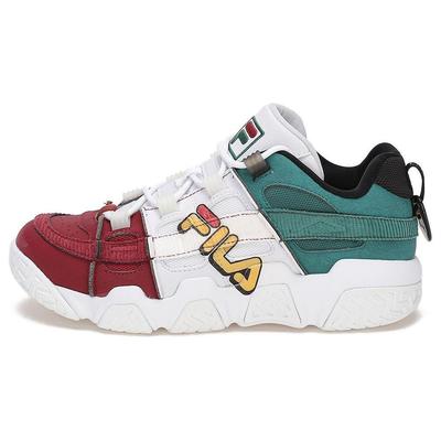 Fusion Прочные Дышащие Низкие Ретро Баскетбольные Кроссовки Женские кроссовки Белый Красный T12W041202FWA