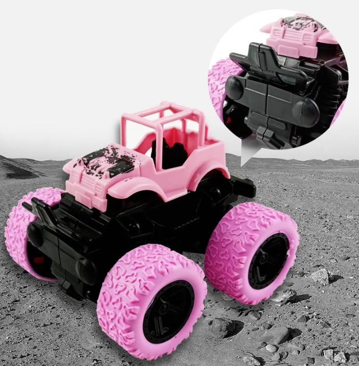 Children's Educational Toys Engineering Car Model Boy Inertial Four-wheel Drive Off-road Vehicle Car -8 Pieces