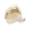 Silver 'Feva' Mother of Pearl Ring