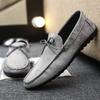 2025 New Men's Shoes Spring Thin Doudou Shoes Men's Business Casual Work Shoes Lazy Shoes Low-top Driving Shoes