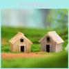 Adorable Resin Moss Micro Landscape Decor Wooden House Cute Diy Craft Ornament
