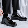 Brand Male Shoe Leather Fashion Outdoor Shoes Men 2024 Hot Sale Classic Men Shoes Wedding Thick Bottom Men's Casual Footwear
