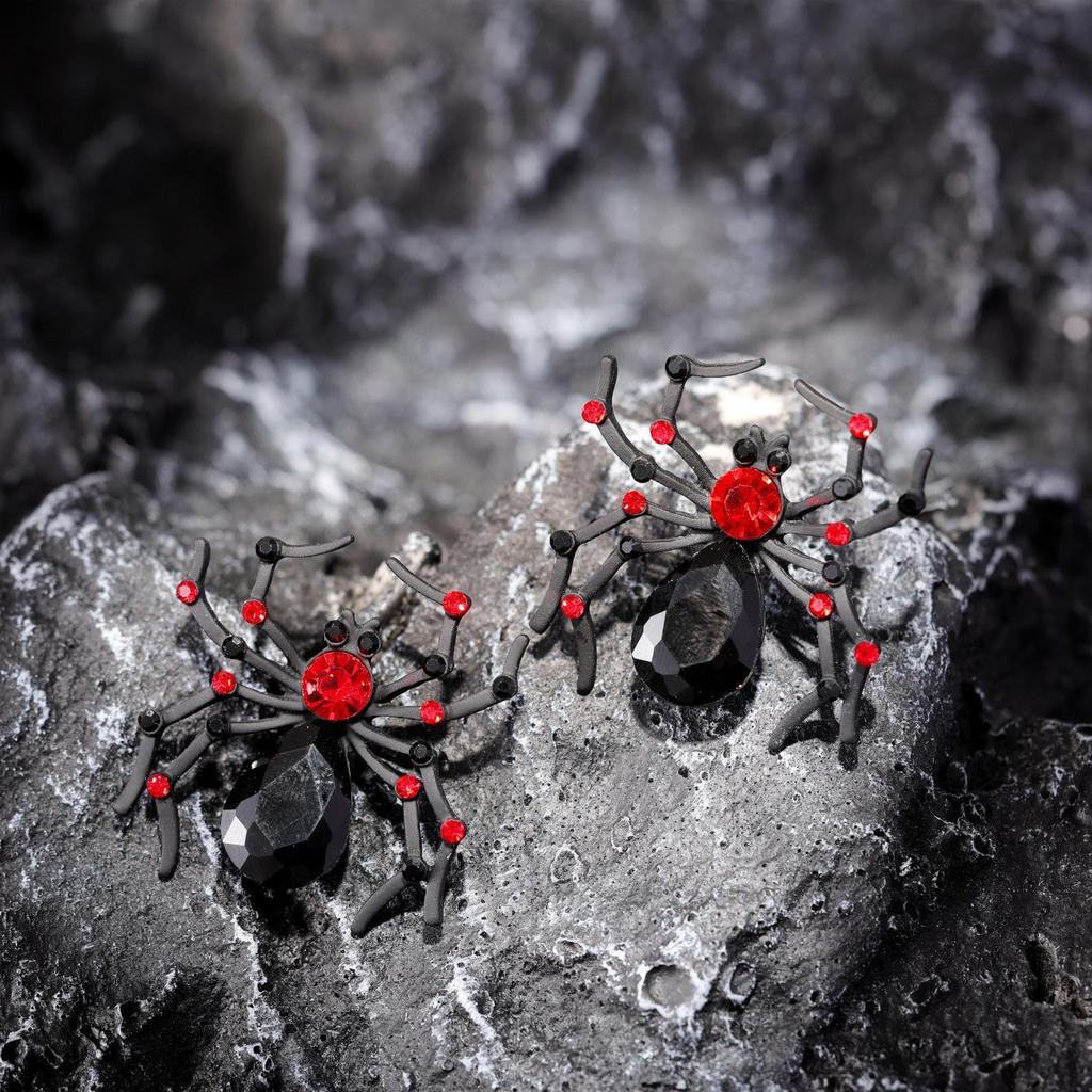 Ретро Готика Панк Летучая мышь Череп Паук Тыква Хэллоуин Серьги